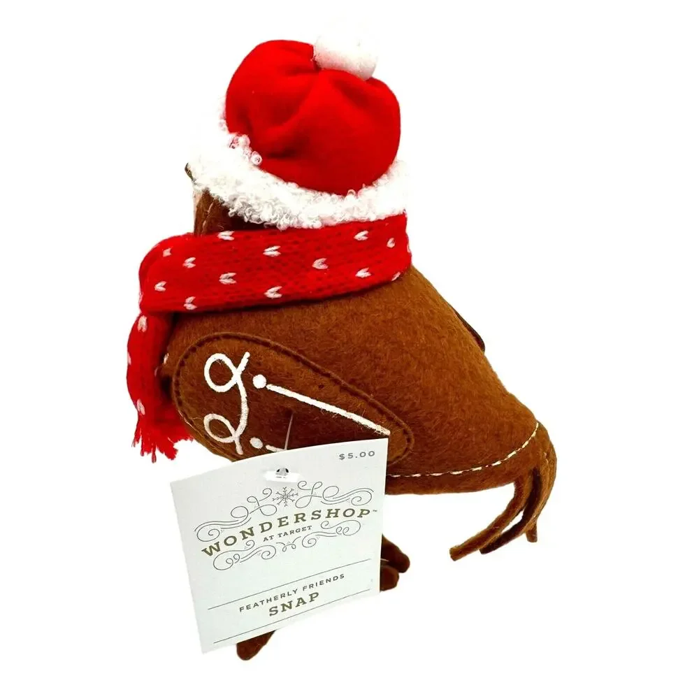 TARGET‎ Bird Snap Wondershop 2023 Christmas Featherly Friends Gingerbread Man